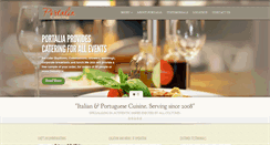 Desktop Screenshot of portaliacatering.com